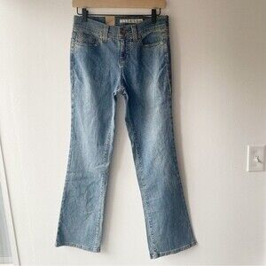 dkny soho jean boot cut denim short length